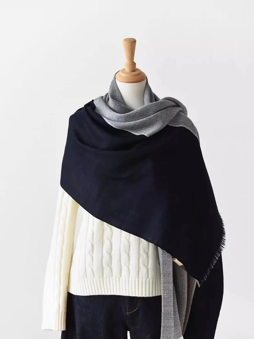 Echarpe-en-laine-epaisse-a-double-couche-tissee-grande-et-volumineuse-pour-le-travail-style-coreen-chaude-pour-l'hiver-netie