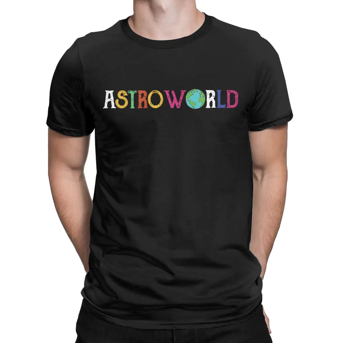 Astroworld T-Shirts for Men New Best Seller Trend Creative Cotton Tee Shirt Round Neck Short Sleeve T Shirts Plus Size Clothing