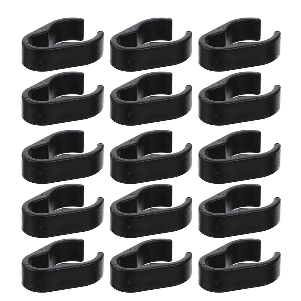 

50 pcs Microphone Bracket Accessories Plastic Cord Clips Cable Organizer Mic Pole Holder Storage Clamps Toy Instrument