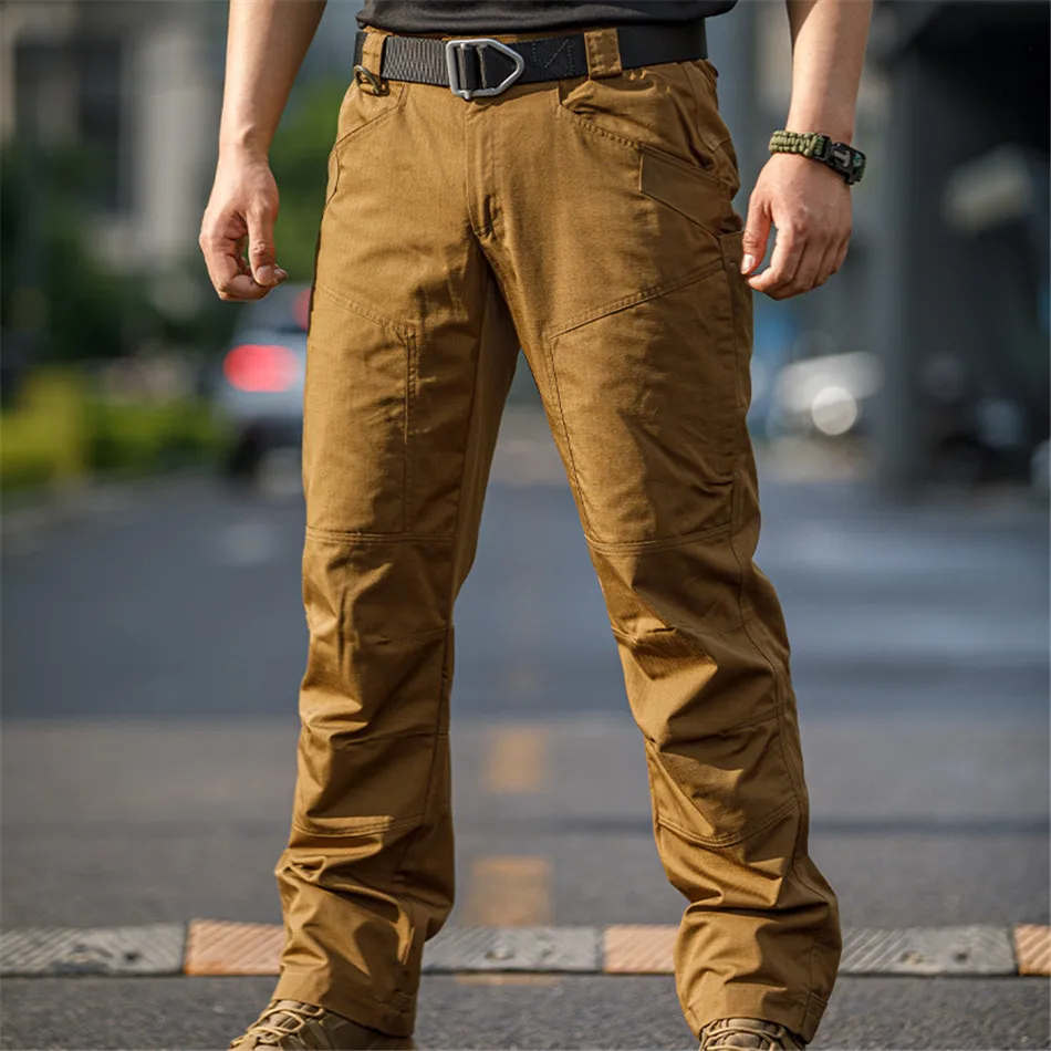 P40 Military Pants Outdoor Waterproof Multi Pocket Cargo Trousers Commuting Outdoor Hiking Sports Trousers U.S Tactical Pants