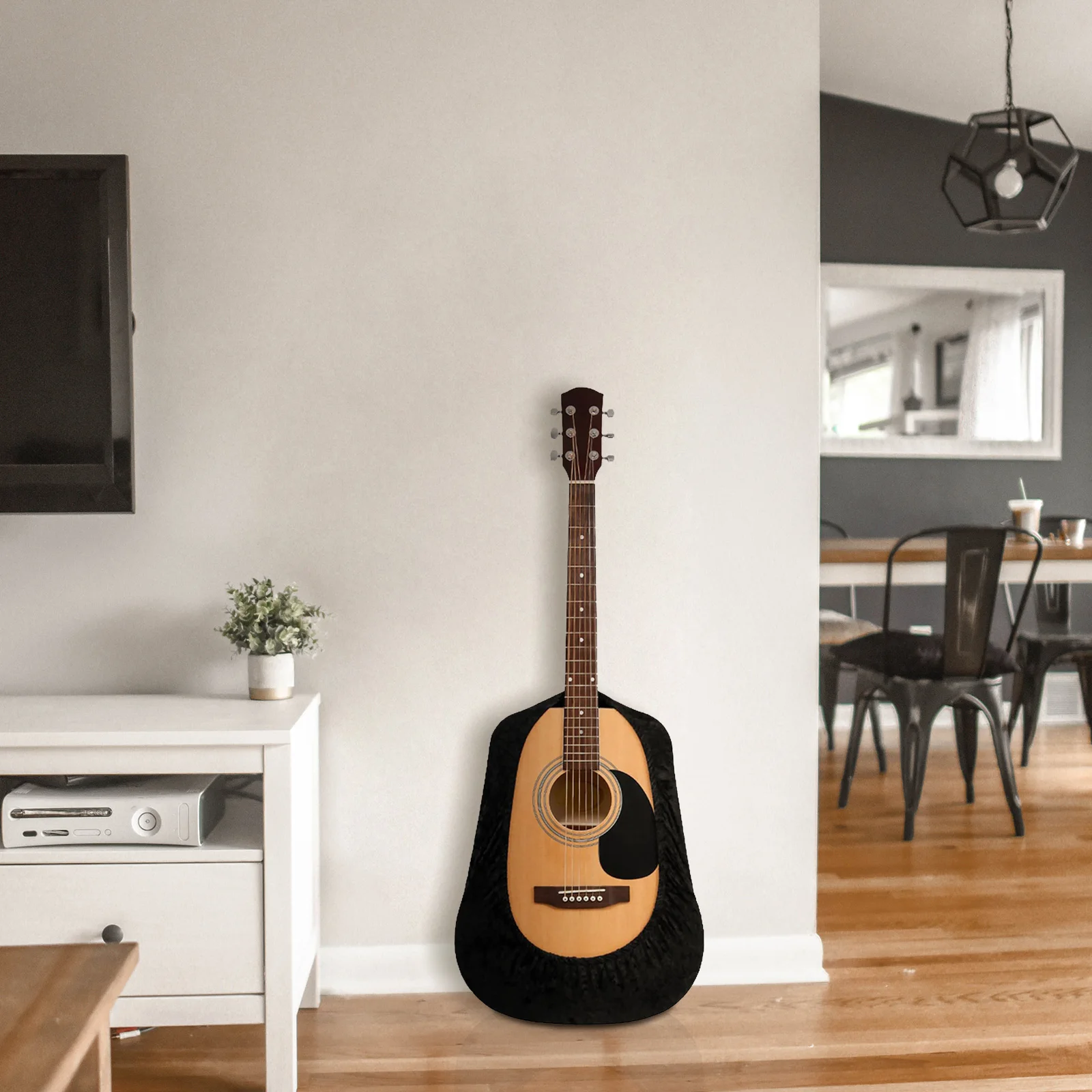 

1pc Guitar Cover Protective Black Bag for Acoustic Electric Folk Bass Ukulele Dust Proof Durable Guitar Accessories Musical