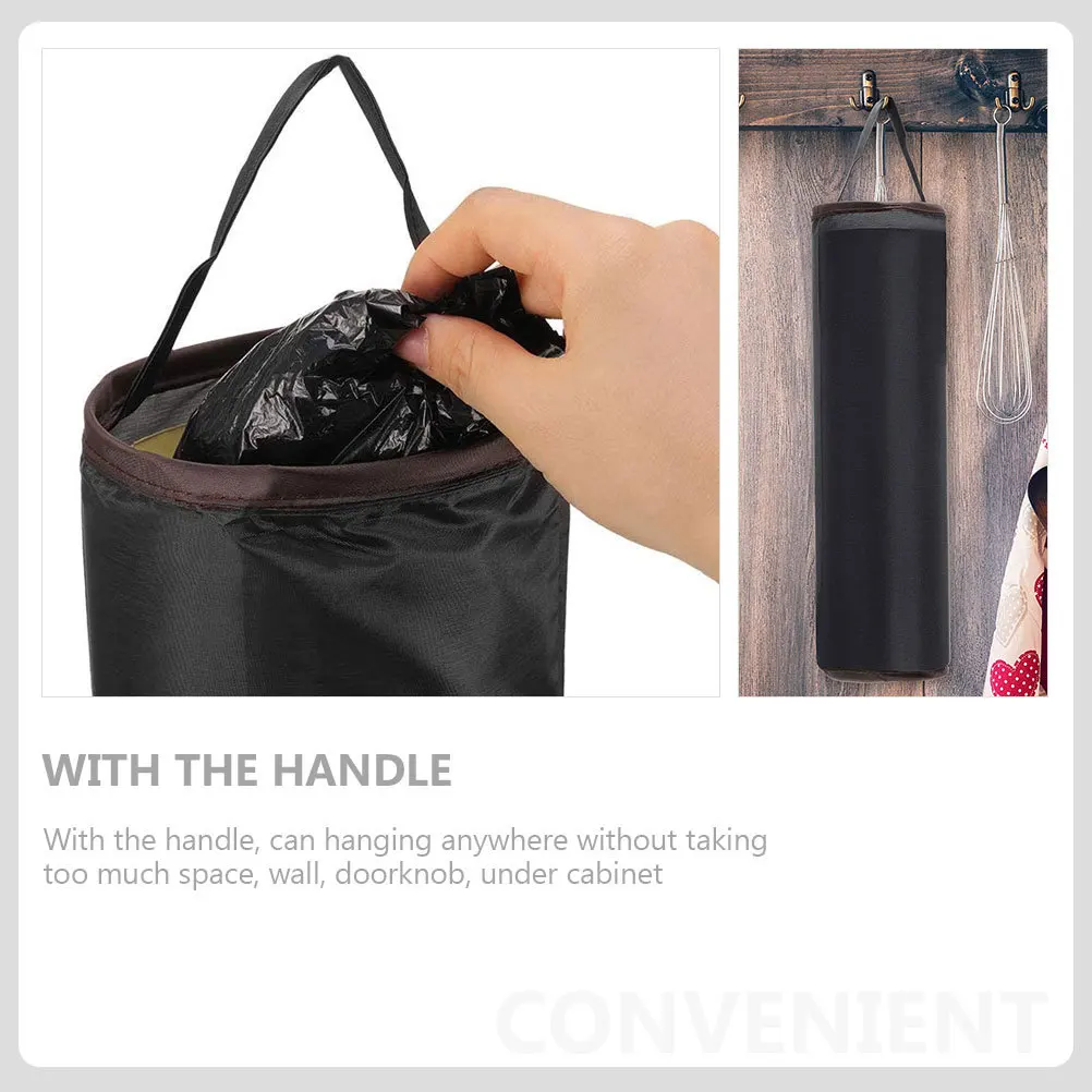 

3pcs Household Grocery Holders Hanging Dispenser For Kitchen Bathroom Cabinet Storage Oxford Cloth Nylon Reusable Bag Organizer