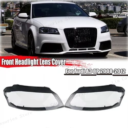 Headlamps Cover Lampshade Headlights Cover Glass Headlamp Shell For Audi A3 8P S-line S3 RS3 2008 2009 2011 2012