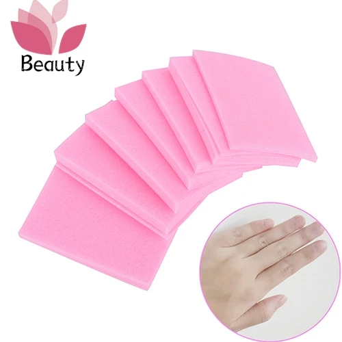 70 Pcs Pink Lint-Free Wipes All For Manicure Nail Polish Remover Pads Paper Nail Cutton Pads Manicure Pedicure Gel Tools