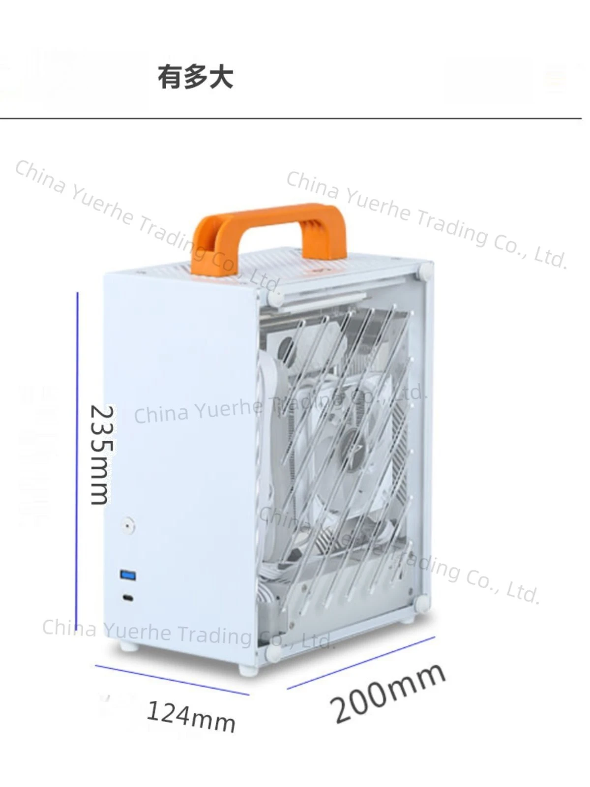 

Z39 Mini ITX Small Host Case A4 Portable Portable Desktop m24 Non-SGPC