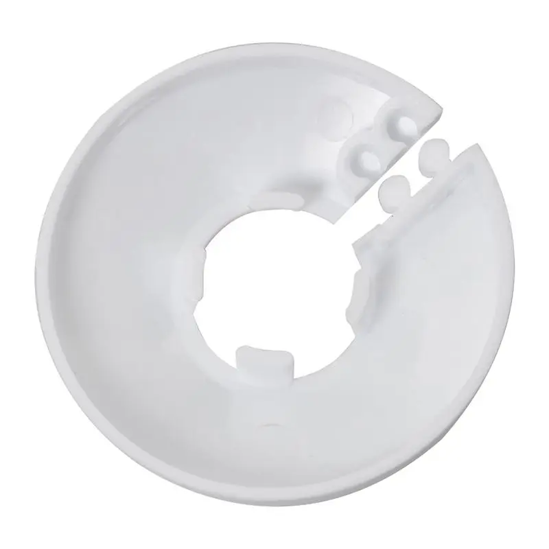 AEE3-20 Pieces 1/2 Inch 16Mm White Pipe Cover Wall Pipe Decoration Drain Pipe Trim Radiator