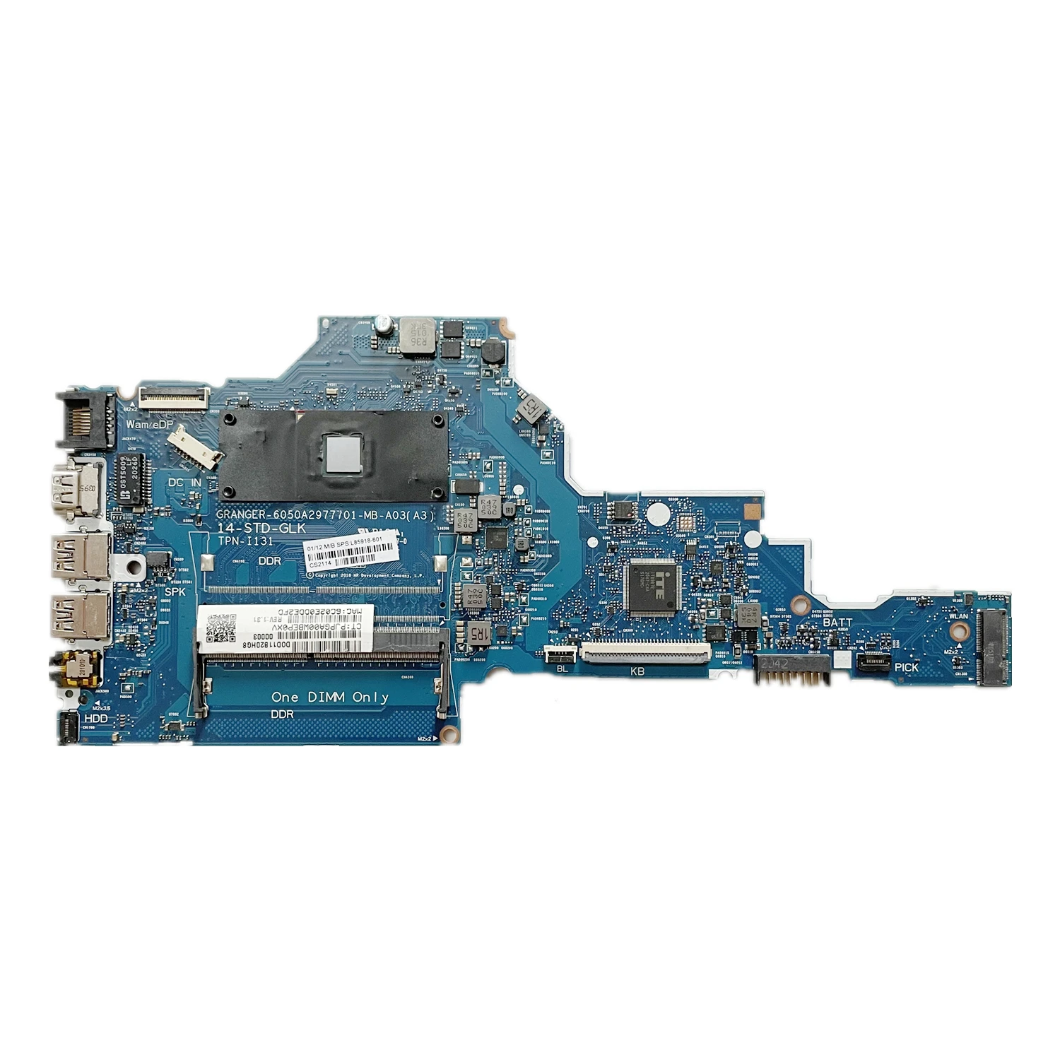 6050A2977701 6050A2993001 For HP 14-DF 14-CK 240 G7 TPN-I131 Laptop Motherboard N4000 N5000 CPU 14-STD-GLK L23236-601 L23234-001