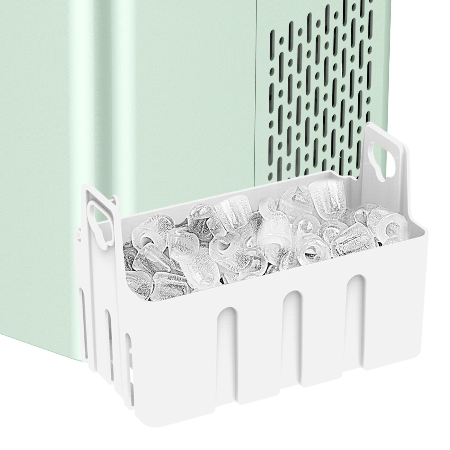 27Lbs Ice Maker 2 Size Ice Cube Portable Countertop Automatic Electric Ice Cube Making Machine Self- Cleaning Function