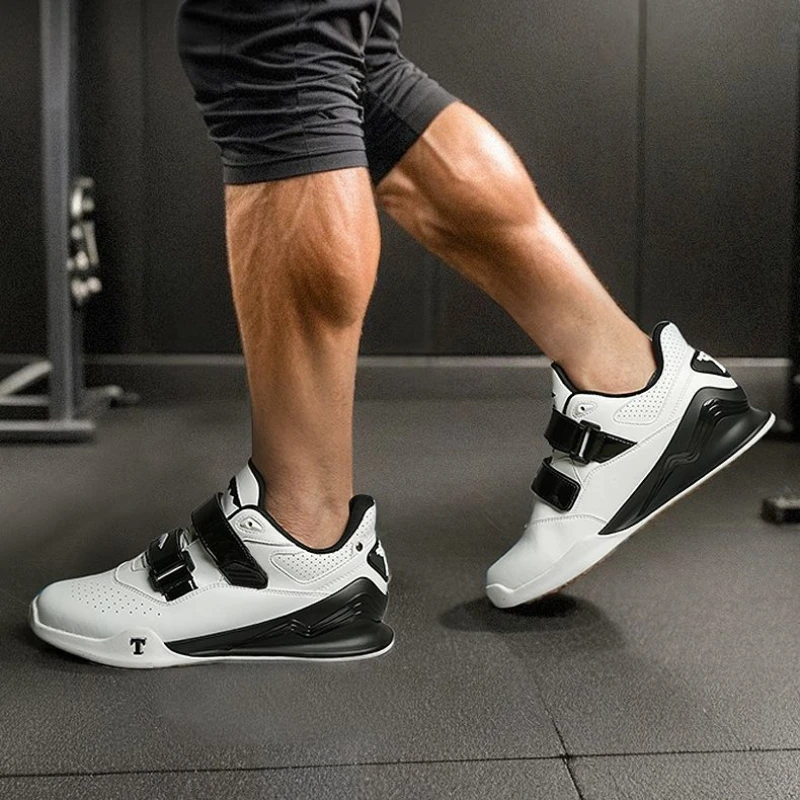 

2025 New High Quality Gym Game Training Deadlift Shoes Squat Shoes Ware-resistant Sneakers Men's Anti-Slip Weightlifting Shoe