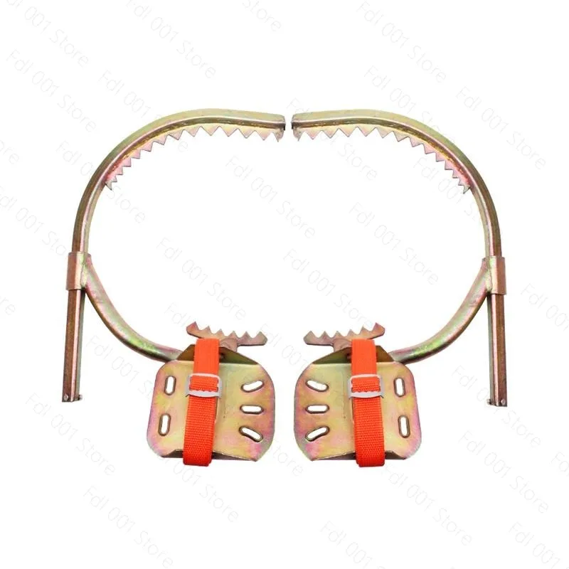 Tree Climbing Tool Special Tool For Tree Picking Coconut Tree Grab Iron Shoes Foot Tie Foot Hook Wooden Pole Climbing Device