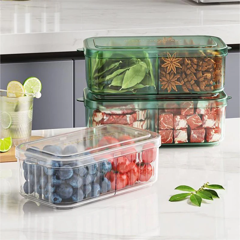 Y Kitchen Refrigerator Preservation Box Microwave Heat-Resistant Lunch Case Food Fruit Salad Storage Sealed Box