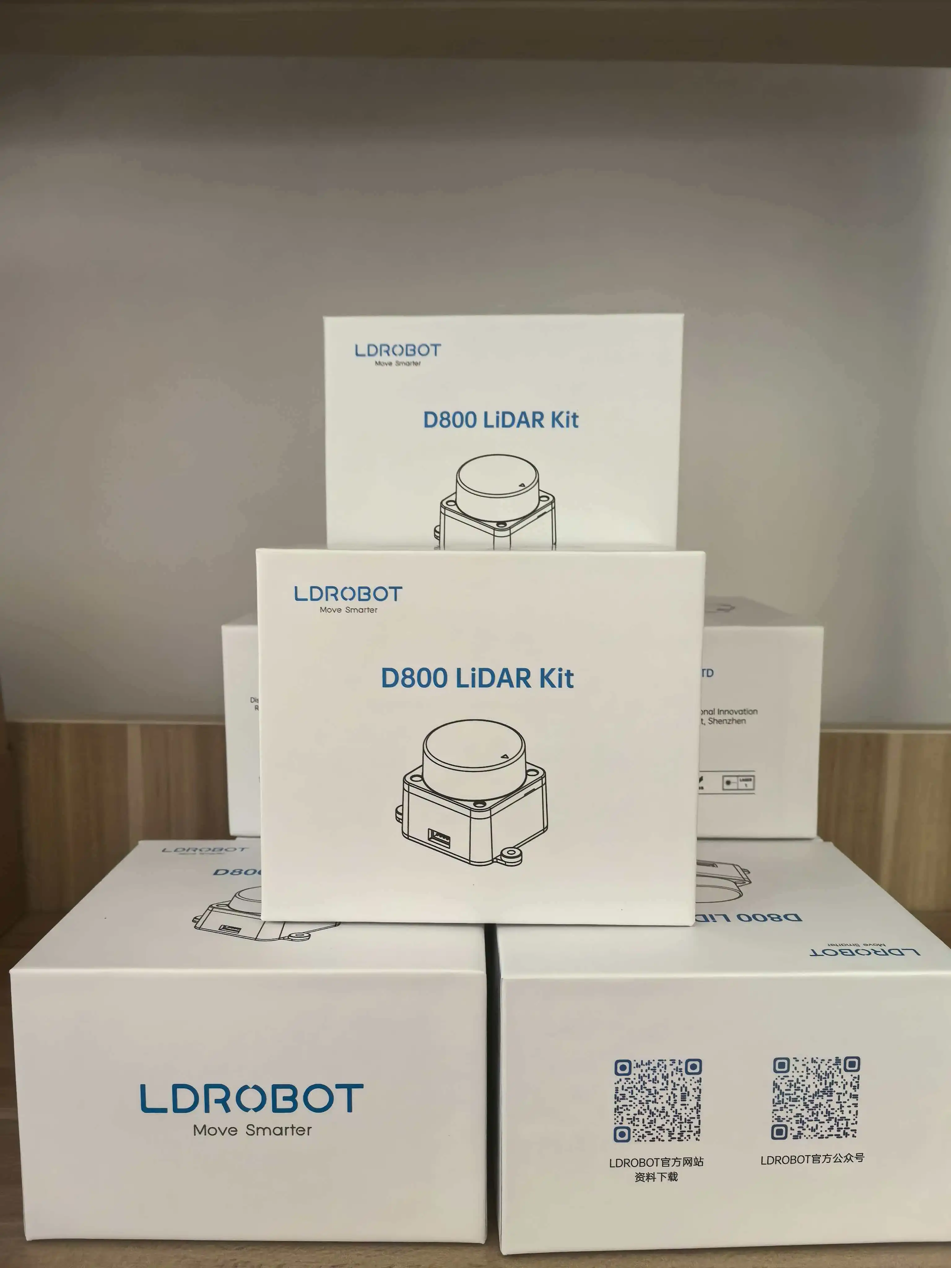 Support ROS1 and ROS2 for outdoor LDROBOT D800 Lidar Kit STL-27L 25M DTOF SLAM Navigation Scanning Radar Sensor