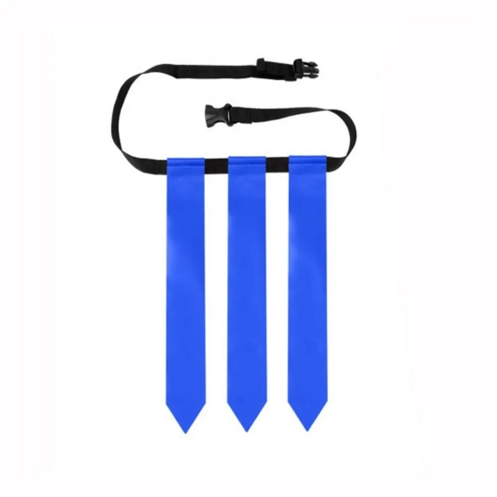 PVC American Football Waist Flag Multicolors with Storage Bag Float Strap Rugby Waist Flags Game Pull Flag Tear Flag