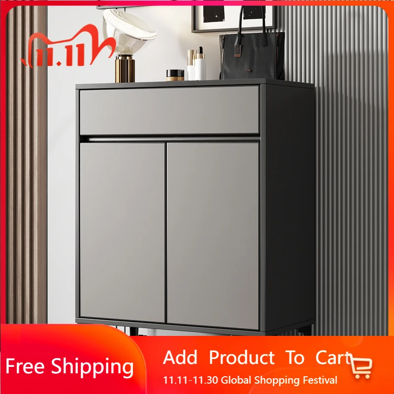 

Storage Mobile Shoe Cabinet Living Room Entrance Hall Display Slippers Luxury Box Shoe Shelf Designer Muebles Home Furniture