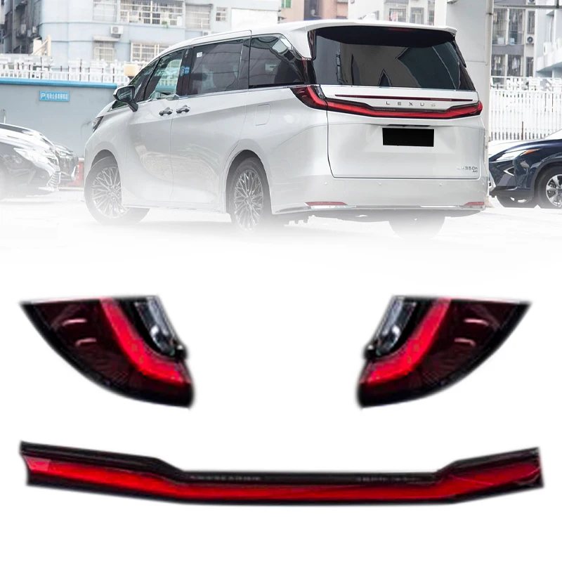 For Replacement Middle Long Tail Light For 2024 Lexus LM500H New Red Lens Condition2025