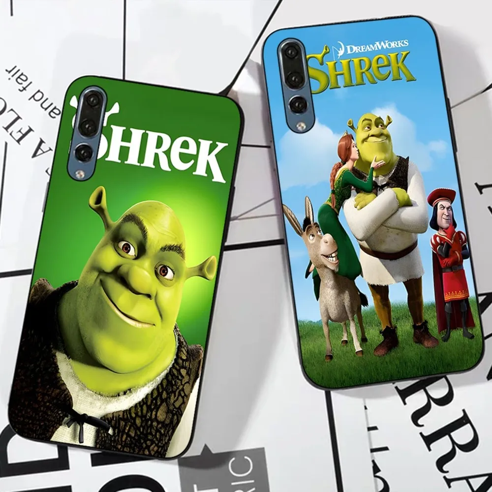 Cartoon Funny Movie S-Shreks Phone Case For Huawei P 8 9 10 20 30 40 50 Pro Lite Psmart Honor 10 Lite 70 Mate 20lite