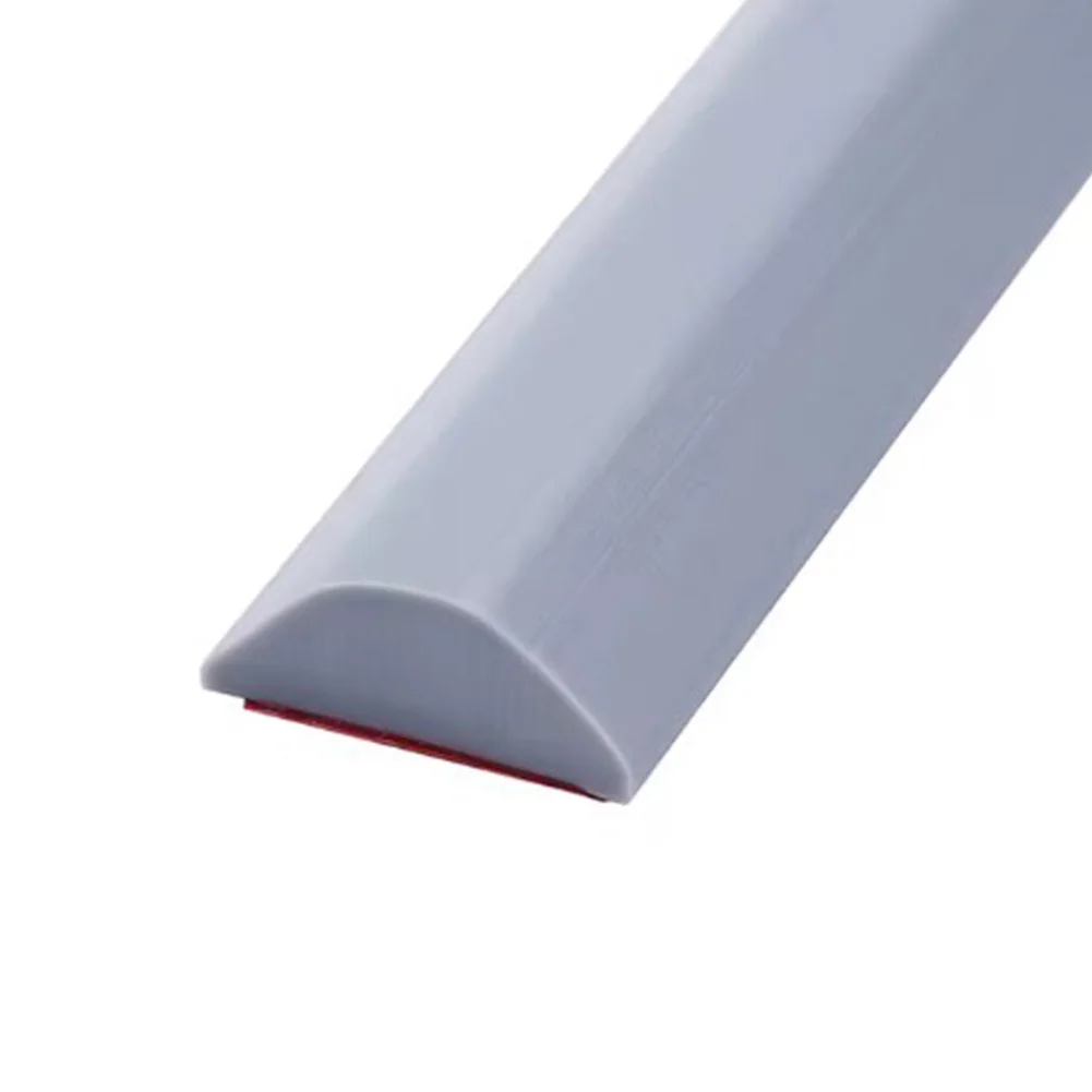 1pc 100CM Wet Room Floor Barrier Silicone Water Retaining Strip Waterproof Shower Threshold Water Barrier Shower Tray Seal Strip