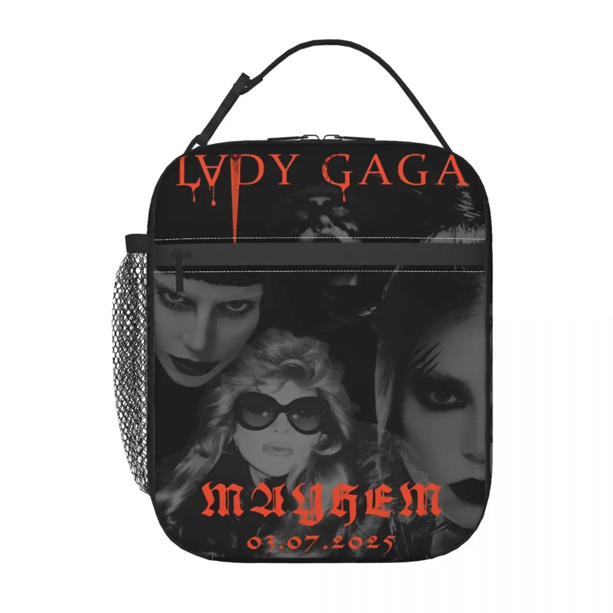 

Ланч-боксы Lady Gaga Mayhem 2025, альбом, коробка для еды, новый термохолодильник, коробка для бенто для улицы