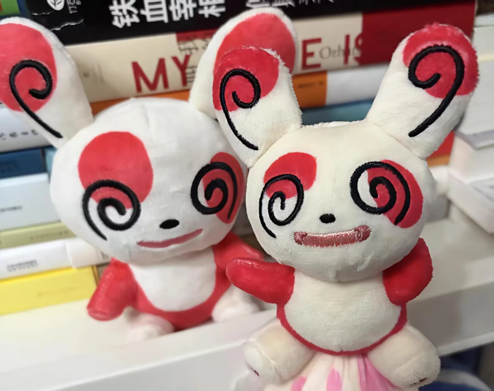 pok-e-mon-plush-toy-keychain-magic-imitation-pose-manini-rolling-ears-glittering-spots-souvenir-gift