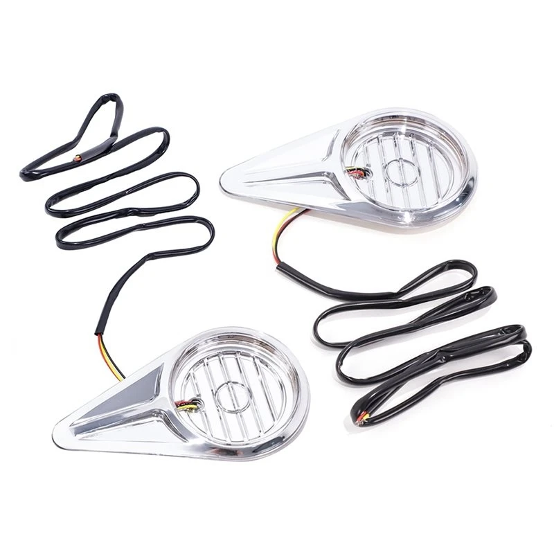 New LED Motorcycle Side Logo Emblem Decoration Accent Light Kit For Honda For GL1800 Gold Wing F6B 2012-2017