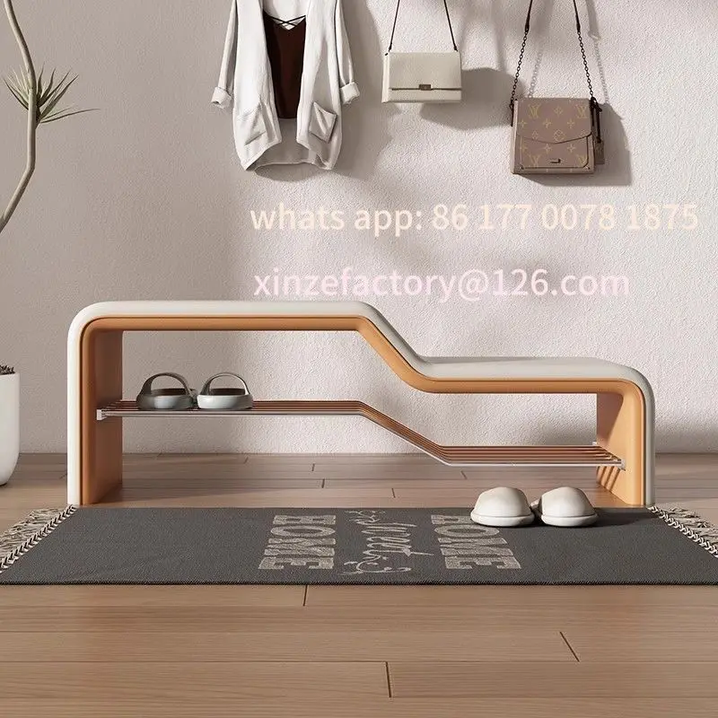 غرفة تركيب منزلية قابلة للتخصيص، مقعد أريكة طويل، وحدة صغيرة، يمكن الجلوس، مقعد رف أحذية طويل، مدخل عتبة الباب #3