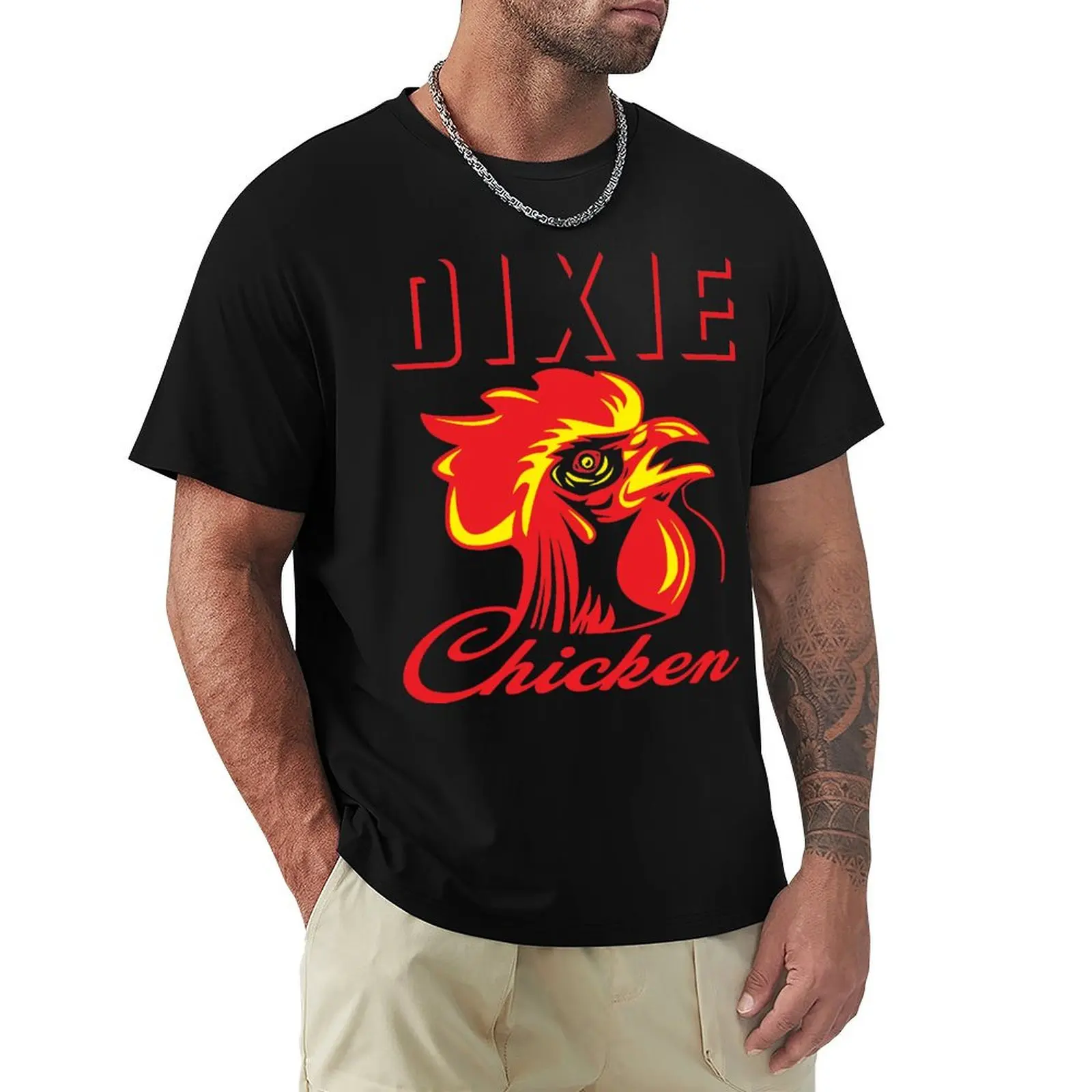 

Dixie Chicken T-Shirt T-shirts man anime basketball graphic tees mens clothes