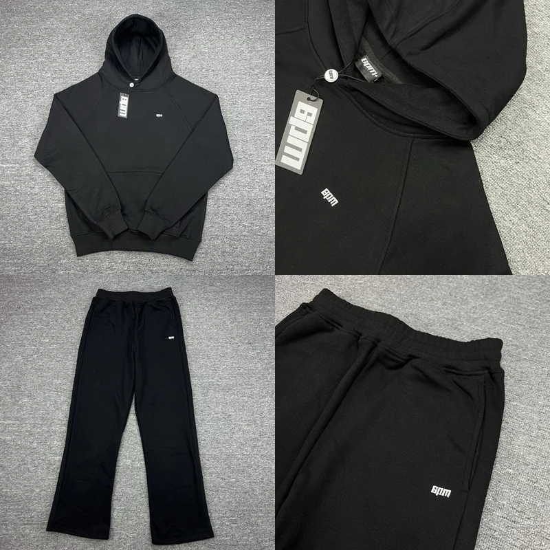 

Stock Straight-leg SIXPM Casual Pants 2025 High Street Men Women All-match Comfortable Embroidery Elastic Waist 6pm Trousers