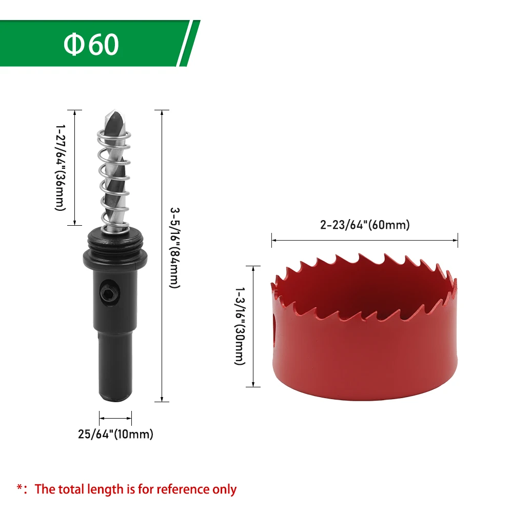 LAVIE 1 Stück 14-200mm M42 Bi-Metall Lochsäge HSS Bohrer Bohrkrone für Metall, Eisen, Aluminium, Edelstahl, Holz, Schneidwerkzeuge – Detail 37