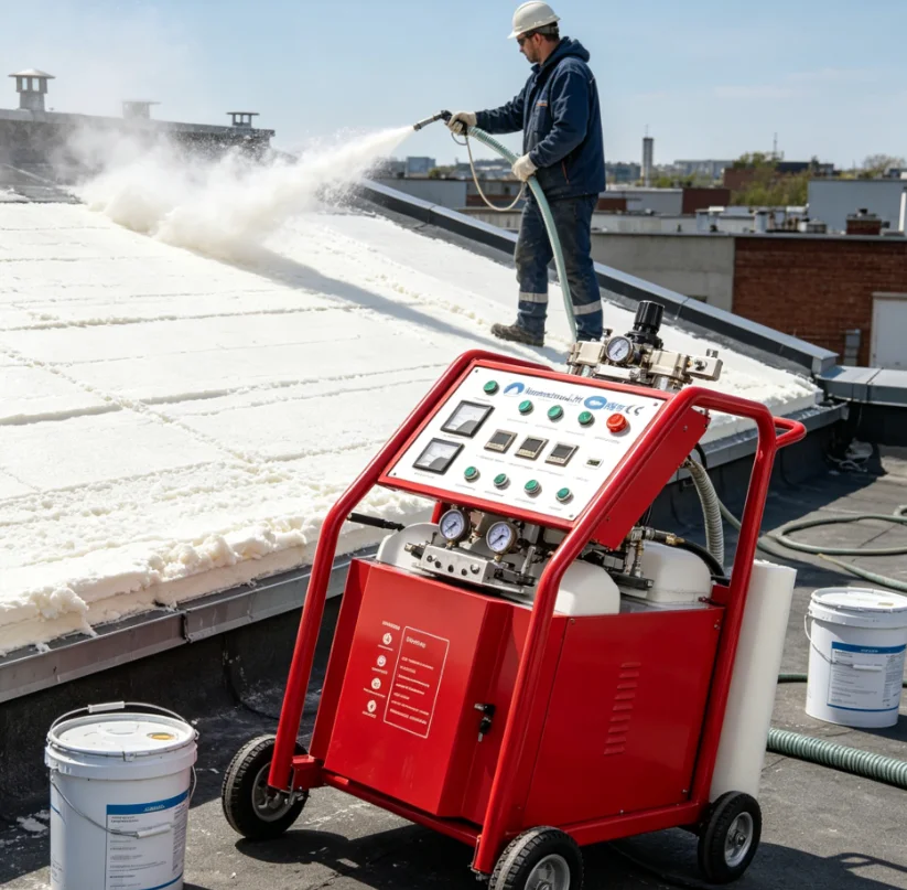 Economic Type High Pressure Spray Polyurethane Foam Machine Hydraulic Thermal Insulation Foam Spraying Machine