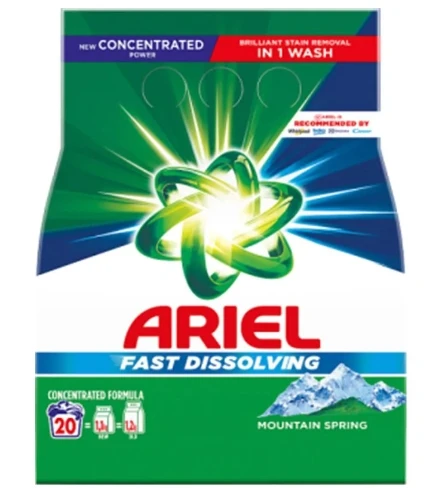 Ariel Laundry Powder Quickly Soluble Mountain Spring 1.1 kg