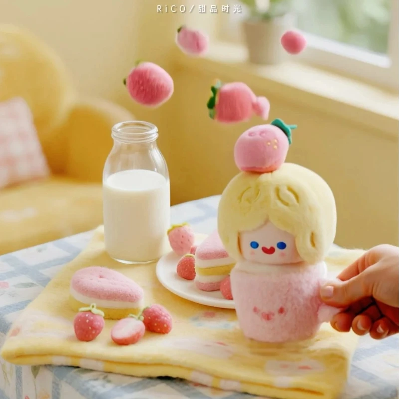 Genuino Cell Rico Happy Sweets Series Scatola cieca Borsa carina Ciondolo Bambola Giocattoli alla moda Rico Scatola misteriosa Ornamento Regalo di compleanno per ragazza