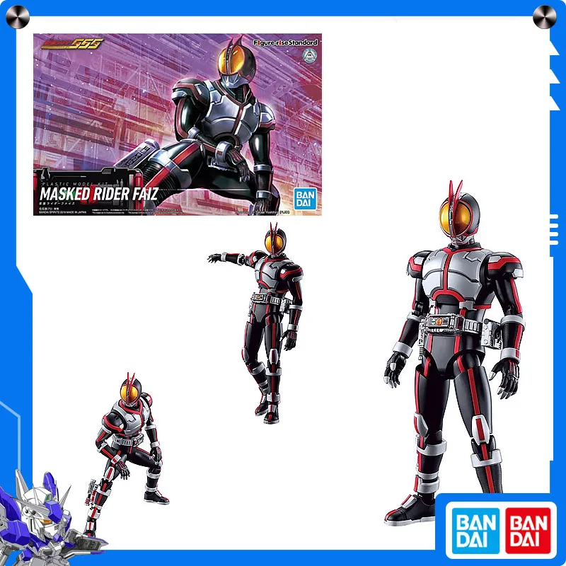 

Bandai Original Kamen Rider 555 Faiz Anime Action Figure-rise Standard Figure Assembly Collectible Model Ornaments Festival Gift