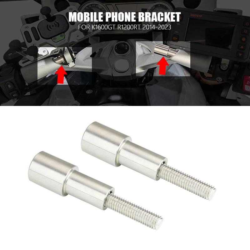 Extension Rod Support Mobile Phone Navigation Bracket For BMW K1600GT K1600GTL K1600B R1200RT R1250RT 2014-2023 2022 Motorcycle