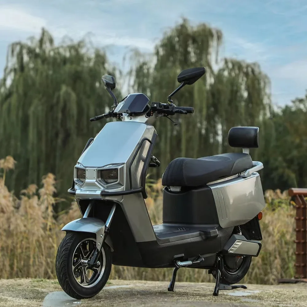 SXLL China's best-selling high-speed electric motorcycle with a 1000-watt motor, integrated battery, and wide tires