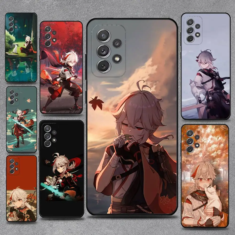 

Genshin Impact Kazuha Game Phone Case For Samsung S25,S24,S21,S22,S23,S30,Ultra,S20,Plus,Fe,Lite,Note,10,9,5G Black Cover