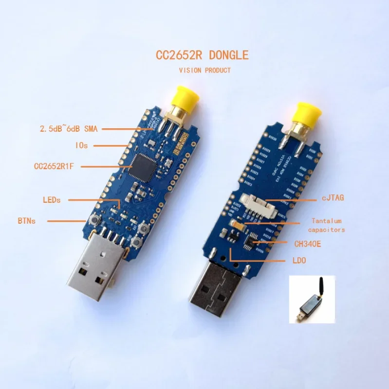 Rosca CC2652 BLE Simplelink 2.4G Zigbee2mqtt