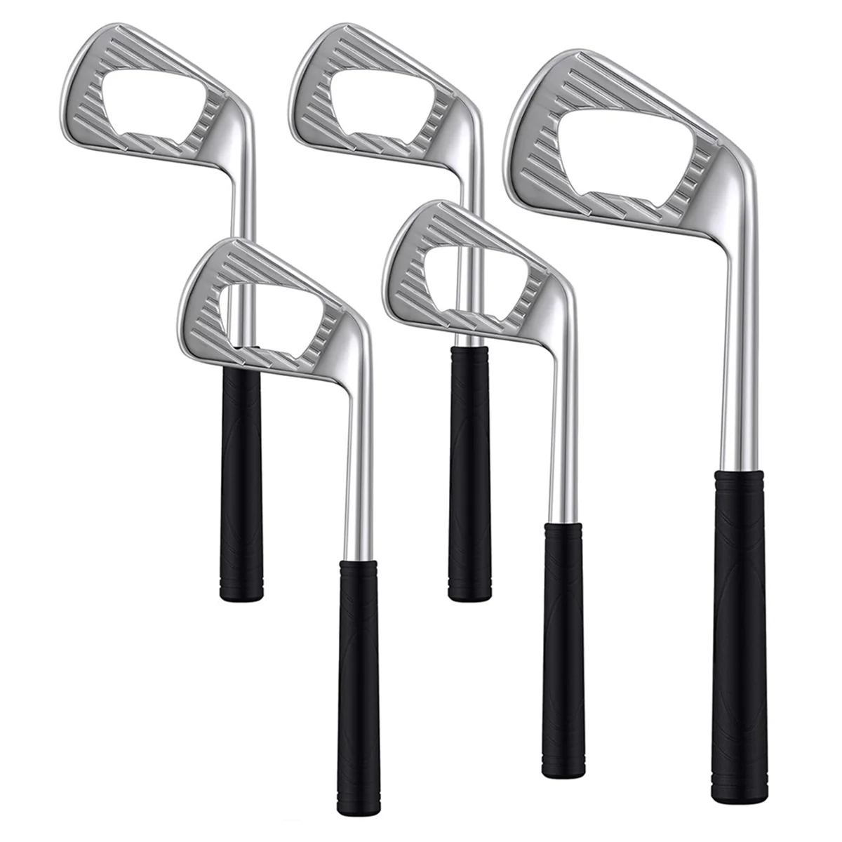 5 Pcs Golf Club Bottle Opener Novelty Beer Gift Golf Decoration Beer Opener for Golfer Golf Lover Beer Enthusiast