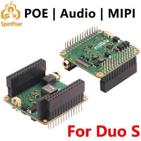 MIPI DSI 포트 오디오 입출력 포트, 밀크-V 듀오 S 온보드 PoE HAT