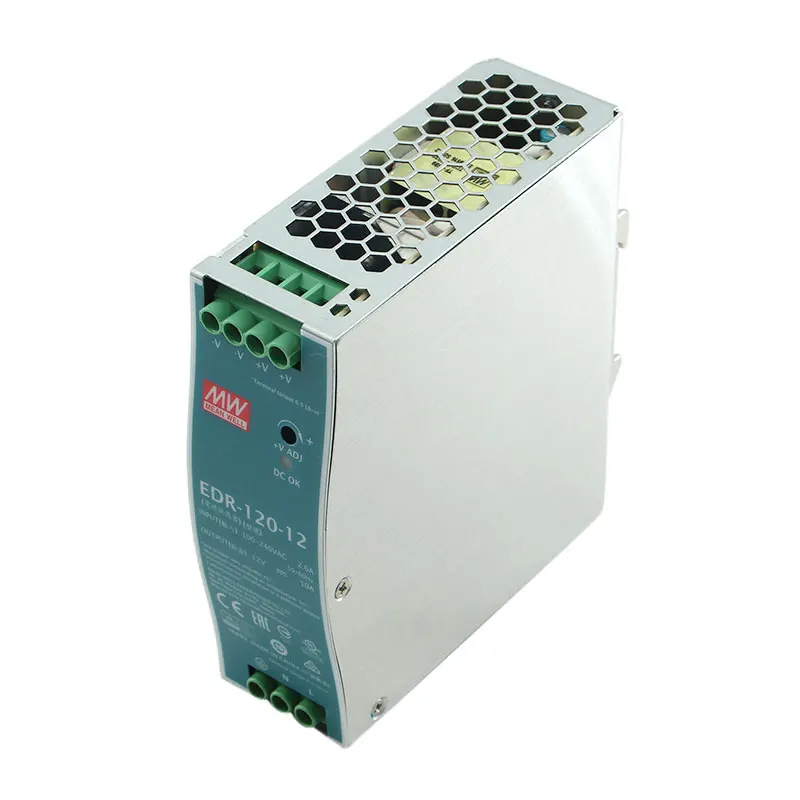 Meanwell EDR-120-12 Din Rail Switching Power Supply 120W 12V 10A 10 amp