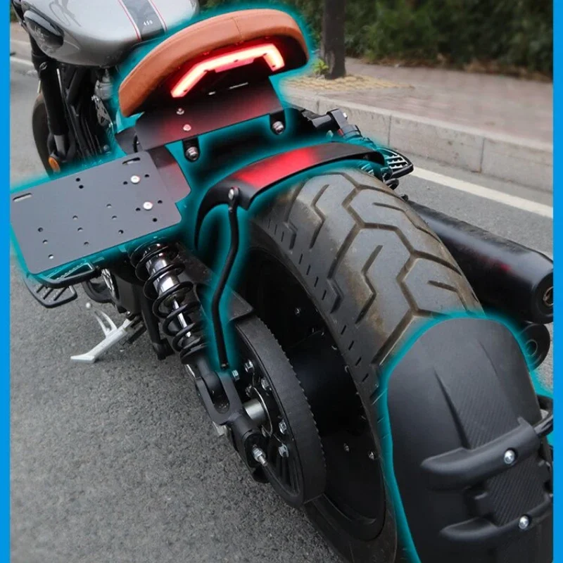 Suitable for Benda Jinjila 450 modified seat cushion BOBBER mud tile, extended mud plate rear fender accessories