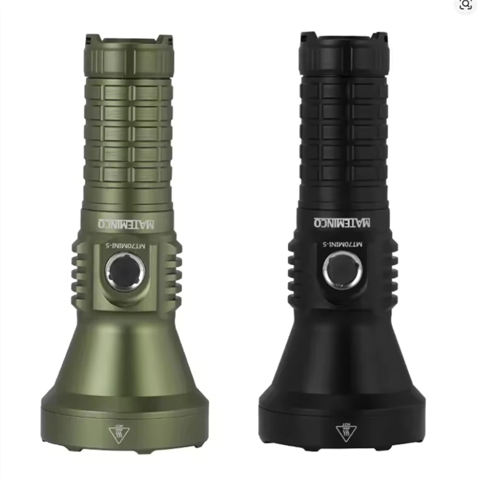 Mateminco MT70mini-S High Power Rechargeable LED Torch Lantern Long Range Throw Stepless Dimming Flashlight with 26650 battery