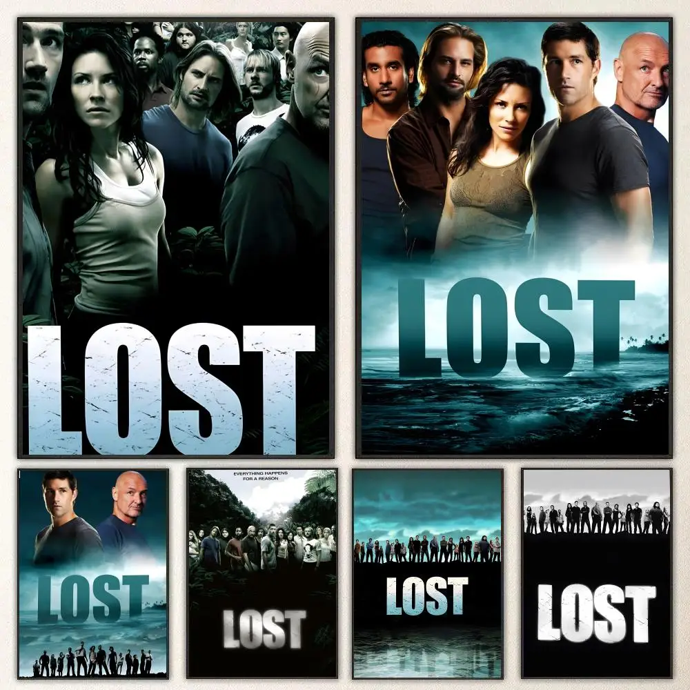TV Series Lost ABC Studios Poster High-definition  poster stickers, suitable for bedroom, living room, home decoration