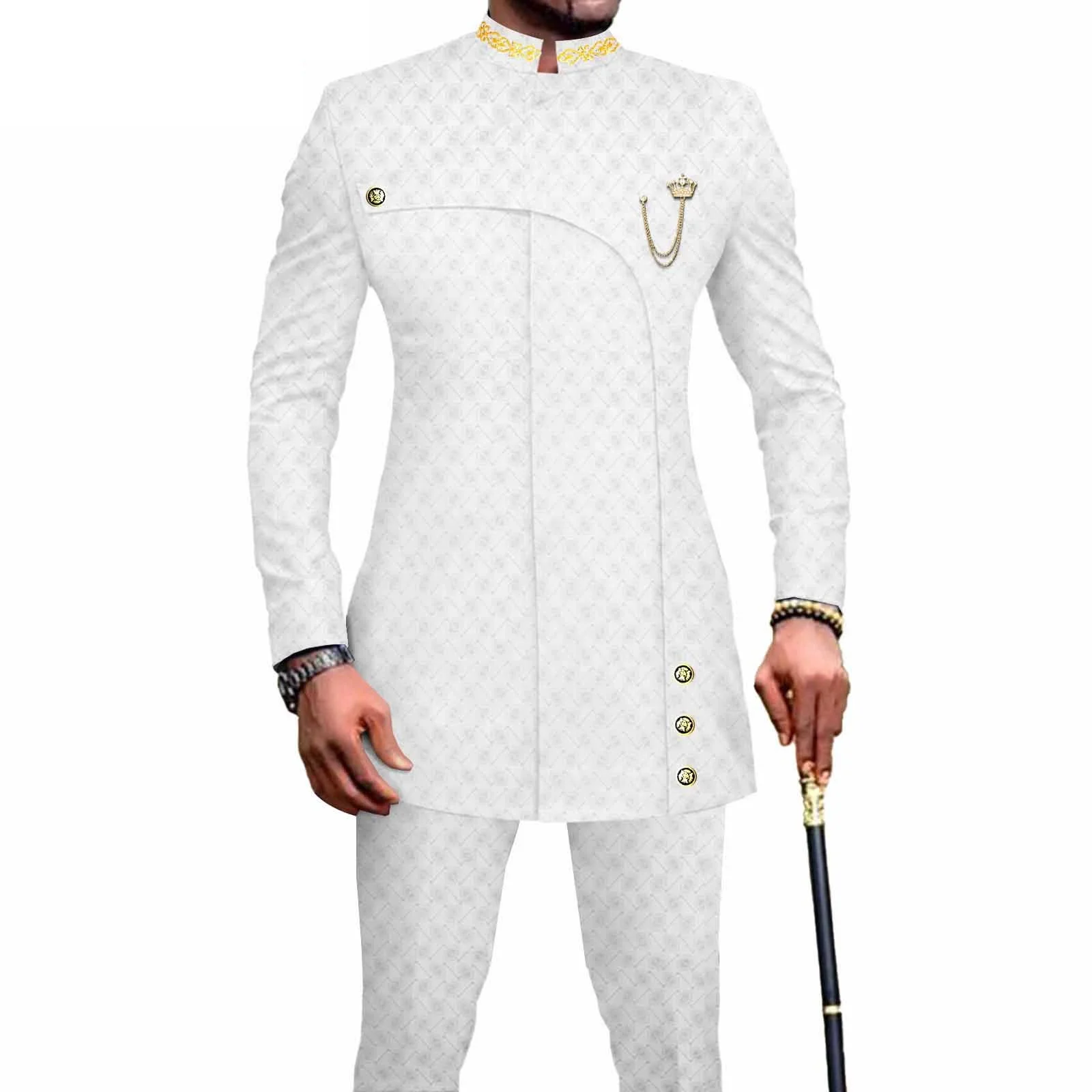 새로운 캐주얼 남성 정장 슬림 투피스 세트 의상 옴므 정장 의상 옴므 Pour Mariage Terno Masculino Completo