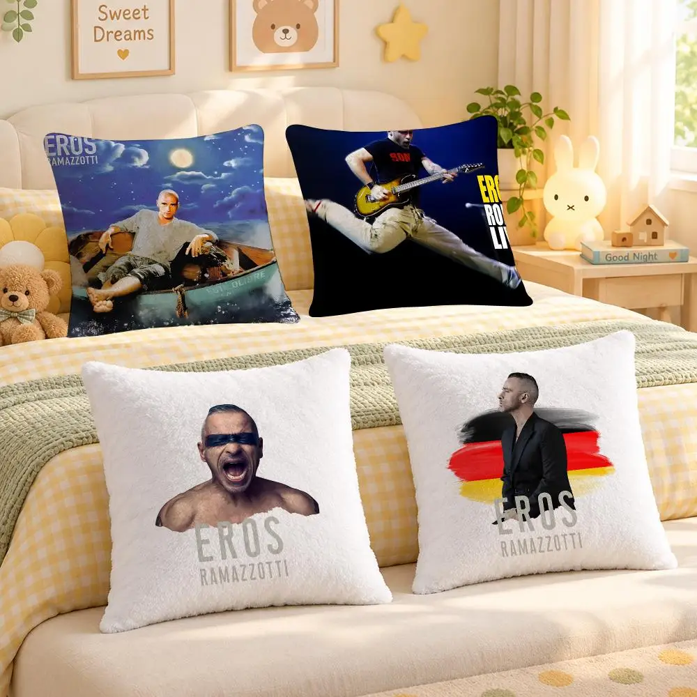 Singer Eros Ramazzotti Italian Pop Decor Cushion Cover Personalized Decorative Living Room Home Sofa Bedroom Office Car Decor