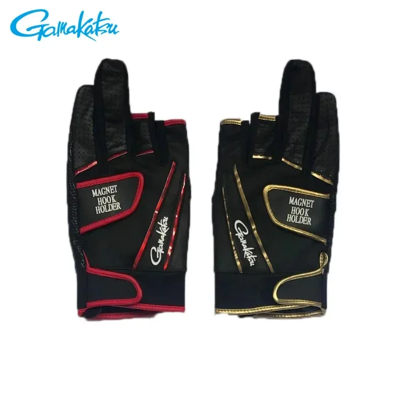 Classic Gamakatsu Fishing Gloves Outdoor Sports Anti-cut Gloves for Camping Cycling Fly Fishing Finger Protector Neoprene Gloves