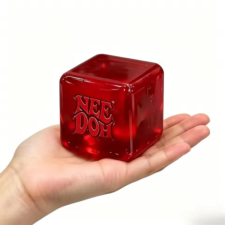 %%***Trending Nee Doh Jellyfish & Cube Squish Toy, Soft Jelly Squeeze Stress Relief Fidget Toy, Sensory NeeDoh for Kids & Adults - view 4