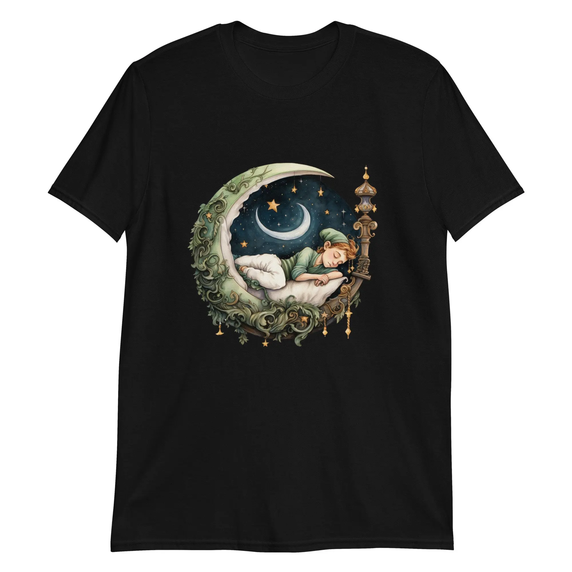 Night Slumber 19Th Century Elf Dreaming T Shirt