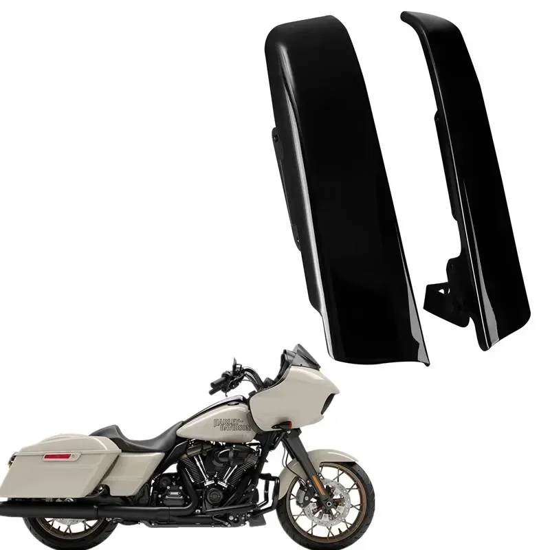 For Harley Touring Road Street Glide 2014-2023 Accesorios moto Fender Saddlebag Filler Panels Solid Strips