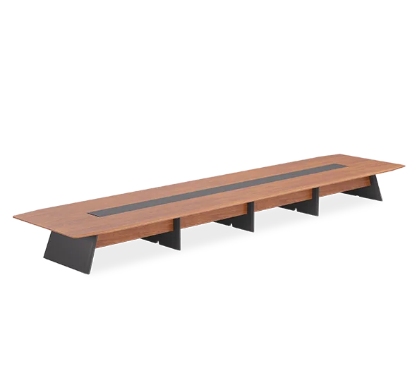 Italian Style Solid Wood Modern Durable 16-Seater Customizable Size Office Conference Table For Conference Rooms And Offices
