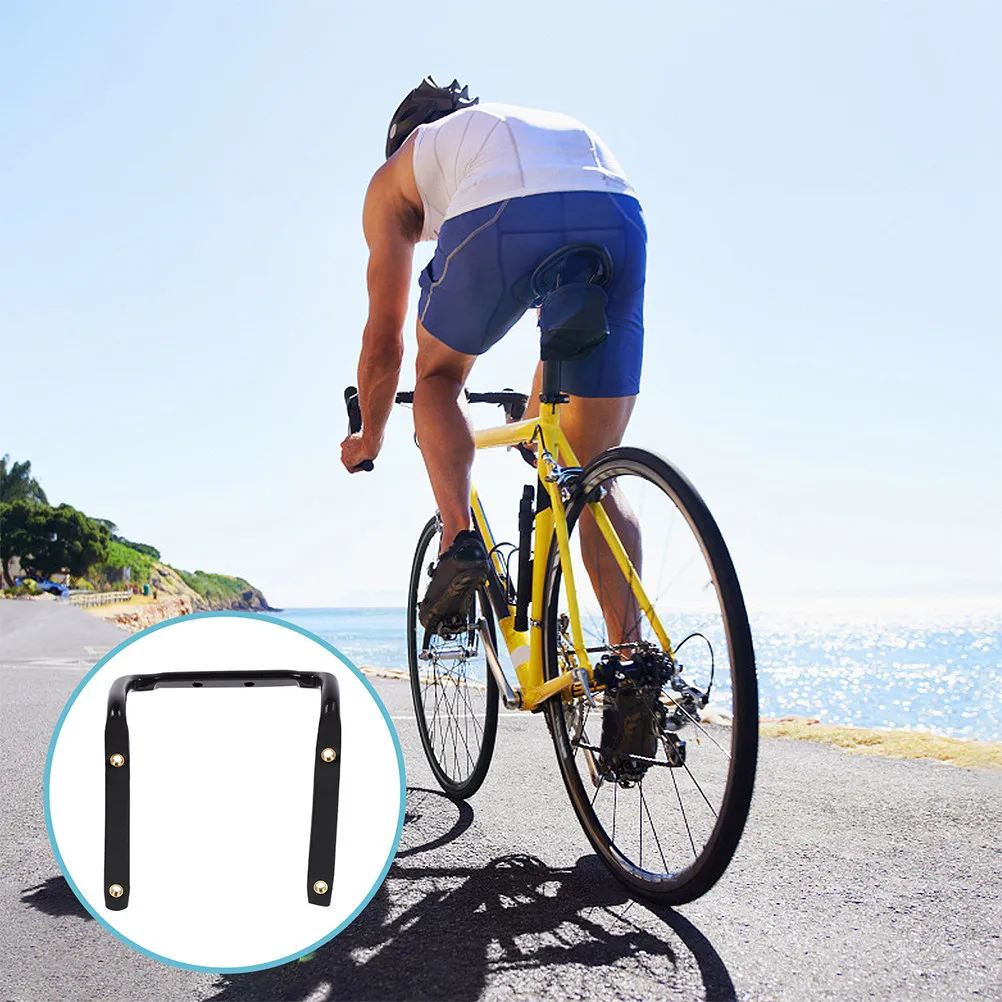 

2 Pcs Water Bottle Bike Holder Adapter Bicycle Cage Converter Aluminum Black Alloy